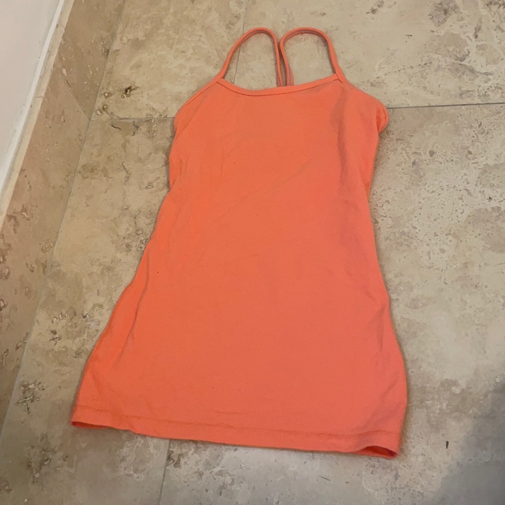 Lululemon orange tank